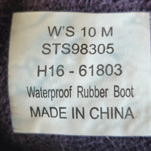 Sperry Rubber Women's Duck Boots Size 10M - Picture 14 of 15